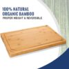 Hiware 4-Piece Bamboo Cutting Boards for Kitchen
