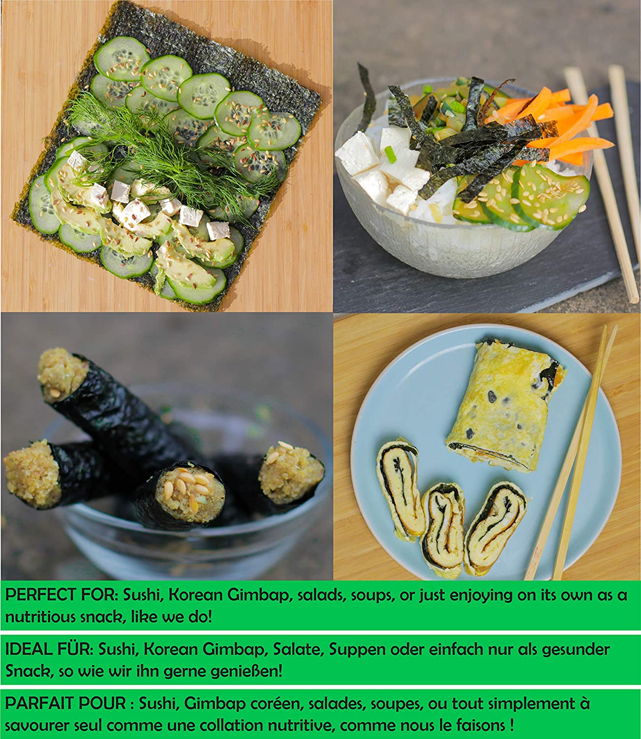 Sushi Nori Seaweed Sheets