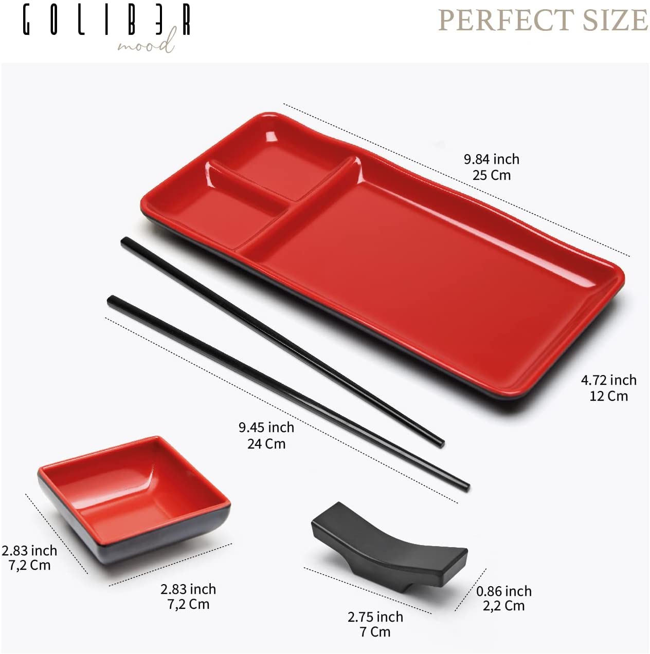GOLIBER Sushi Serving Set