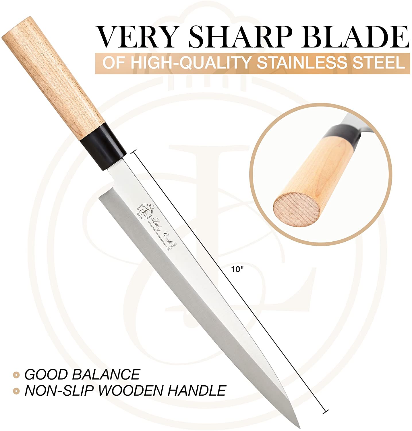 Sushi Chefs Knife 10"